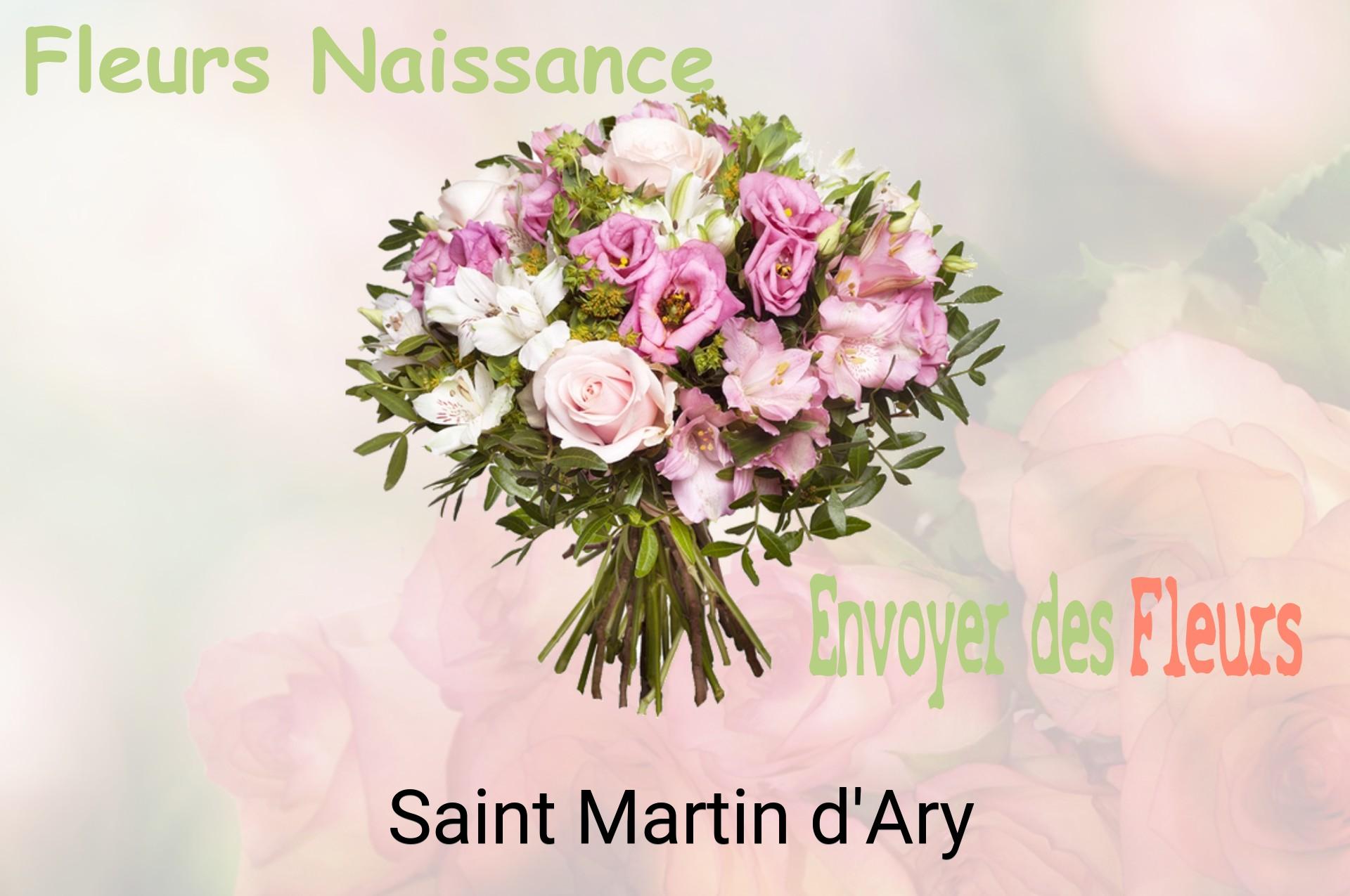 Bouquet de fleurs de naissance livré à Saint-Martin-d'Ary